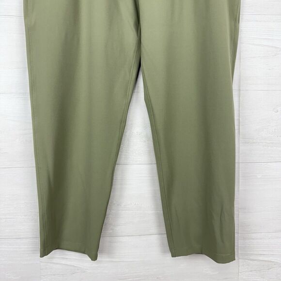 Lululemon Sz 12 Keep Moving Pant Stretch High Rise 7/8 Length Rosemary Green NEW - Picture 5 of 16